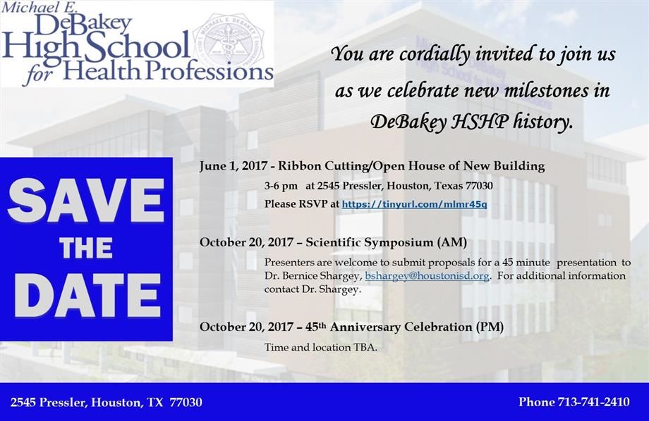 DeBakey High School for Health Professions / Homepage DeBakey High School for Health Professions / Homepage
