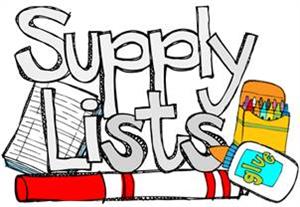 school supplies list template