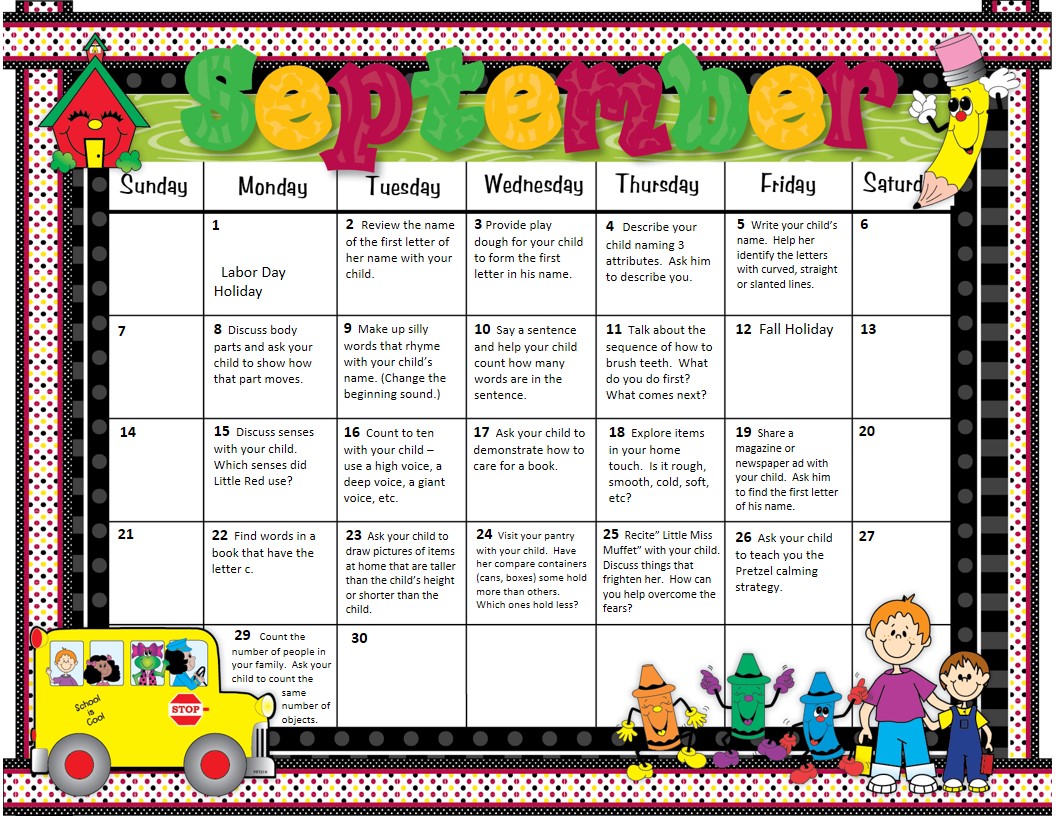 PreKindergarten / Calendar