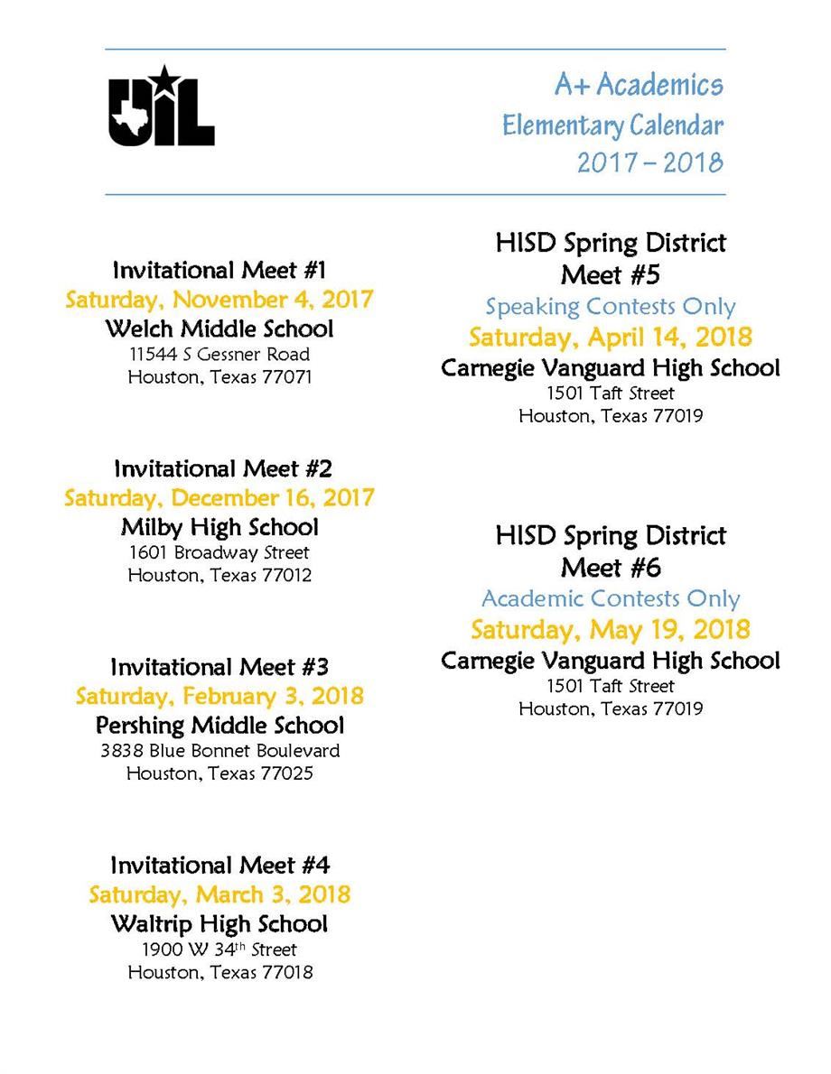 UIL Academics / Elementary School Academics