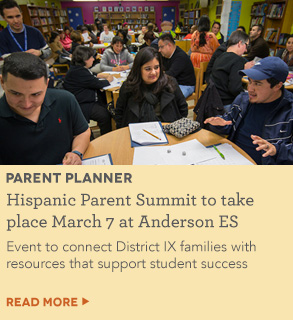 Hispanic Parent Summit to take place March 7 at Anderson ES