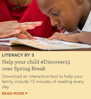Help your child #Discover15 over Spring Break