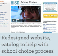 Redesigned website, catalog to help with school choice process