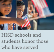 HISD schools and students honor those who have served