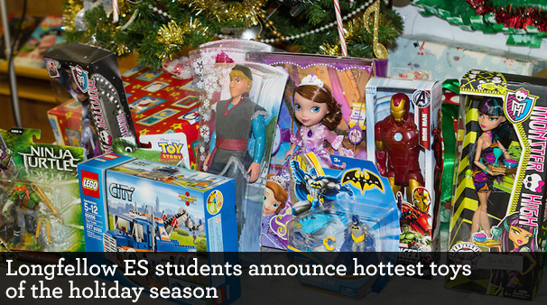 Longfellow ES students announce hottest toys of the holiday season   