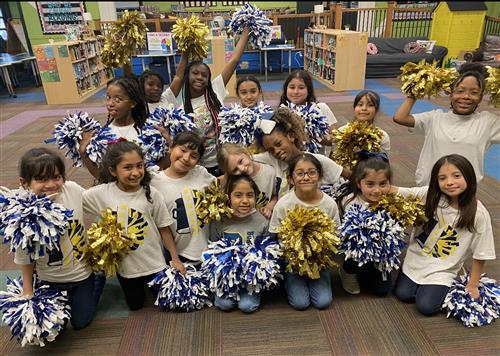 cheer in library