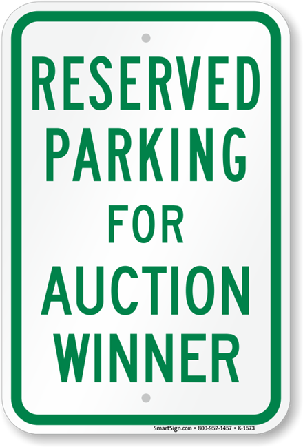 Reserved Parking Space Auction for 2019-2020 School Year 