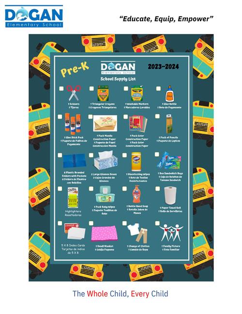 School Supply Pre-K
