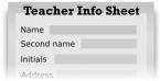 Teacher Info Sheet 