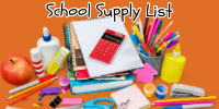  School Supply List