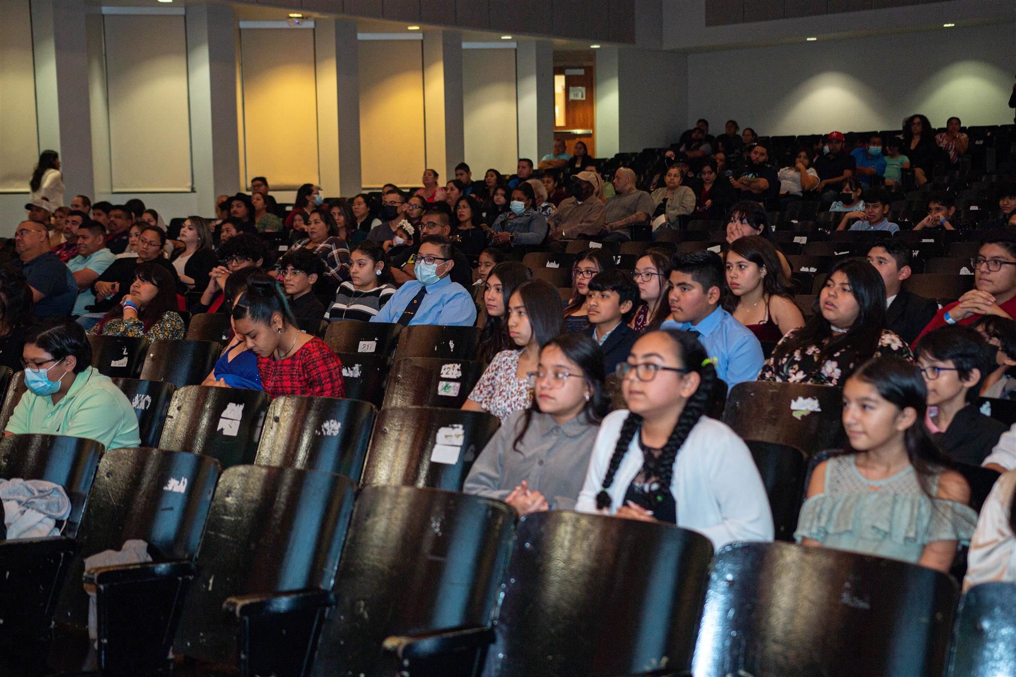 Some of the audience present at the ceremony.
