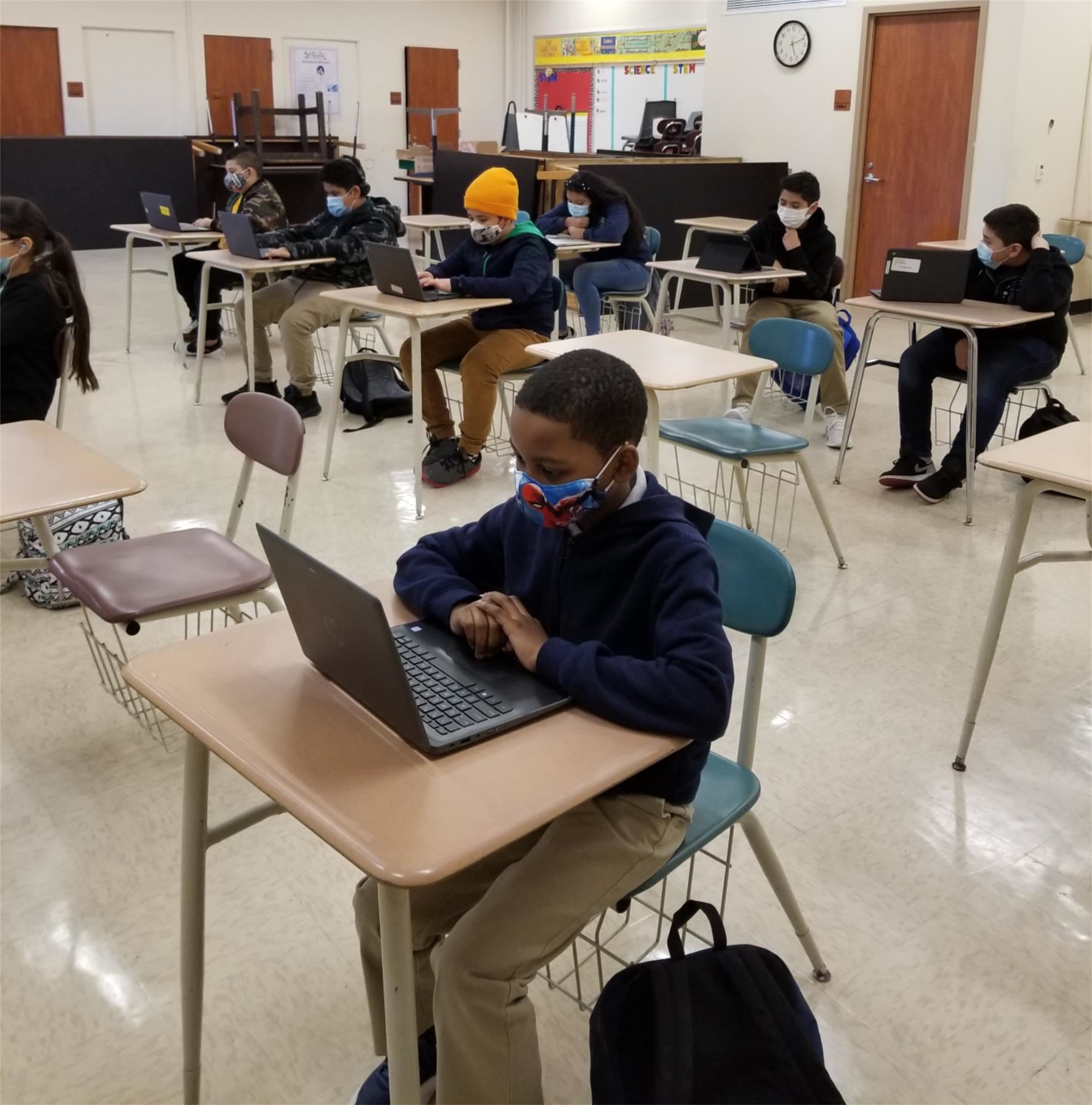 Students participating in CSL 