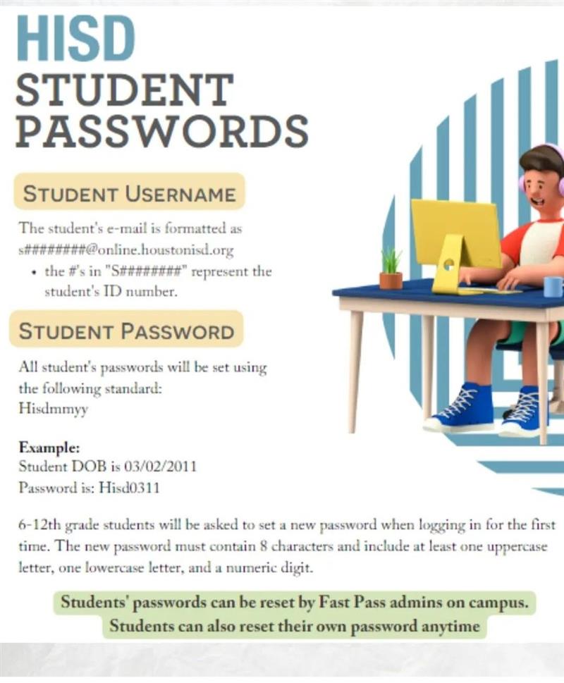 Student password