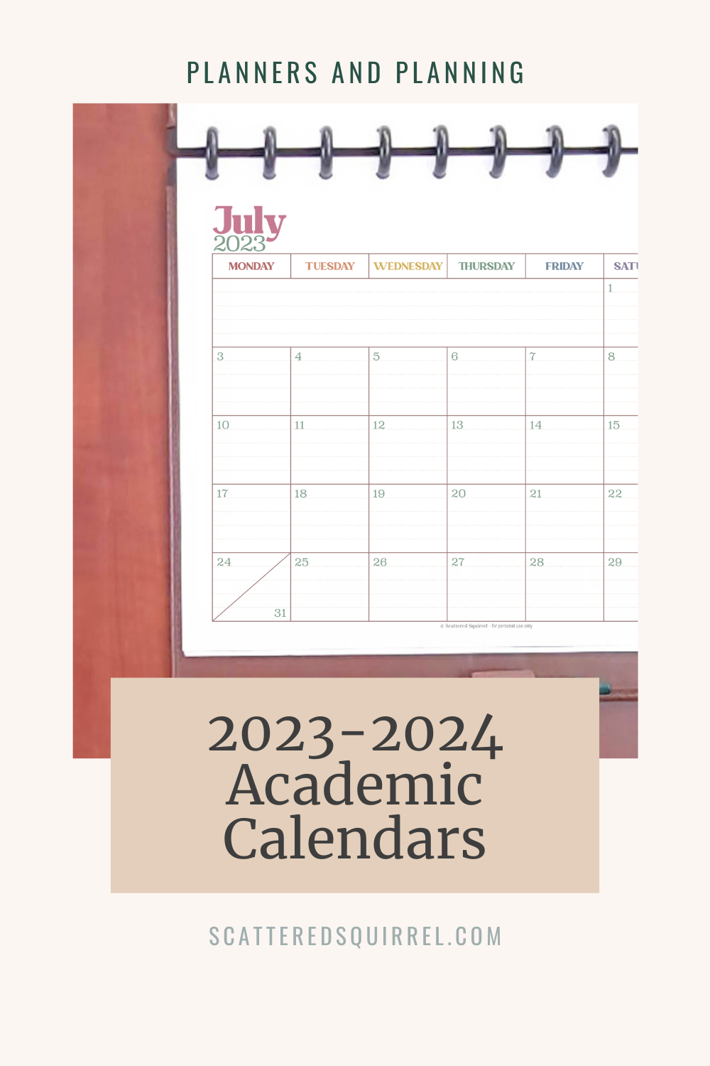  2023-2024 Academic Calendar