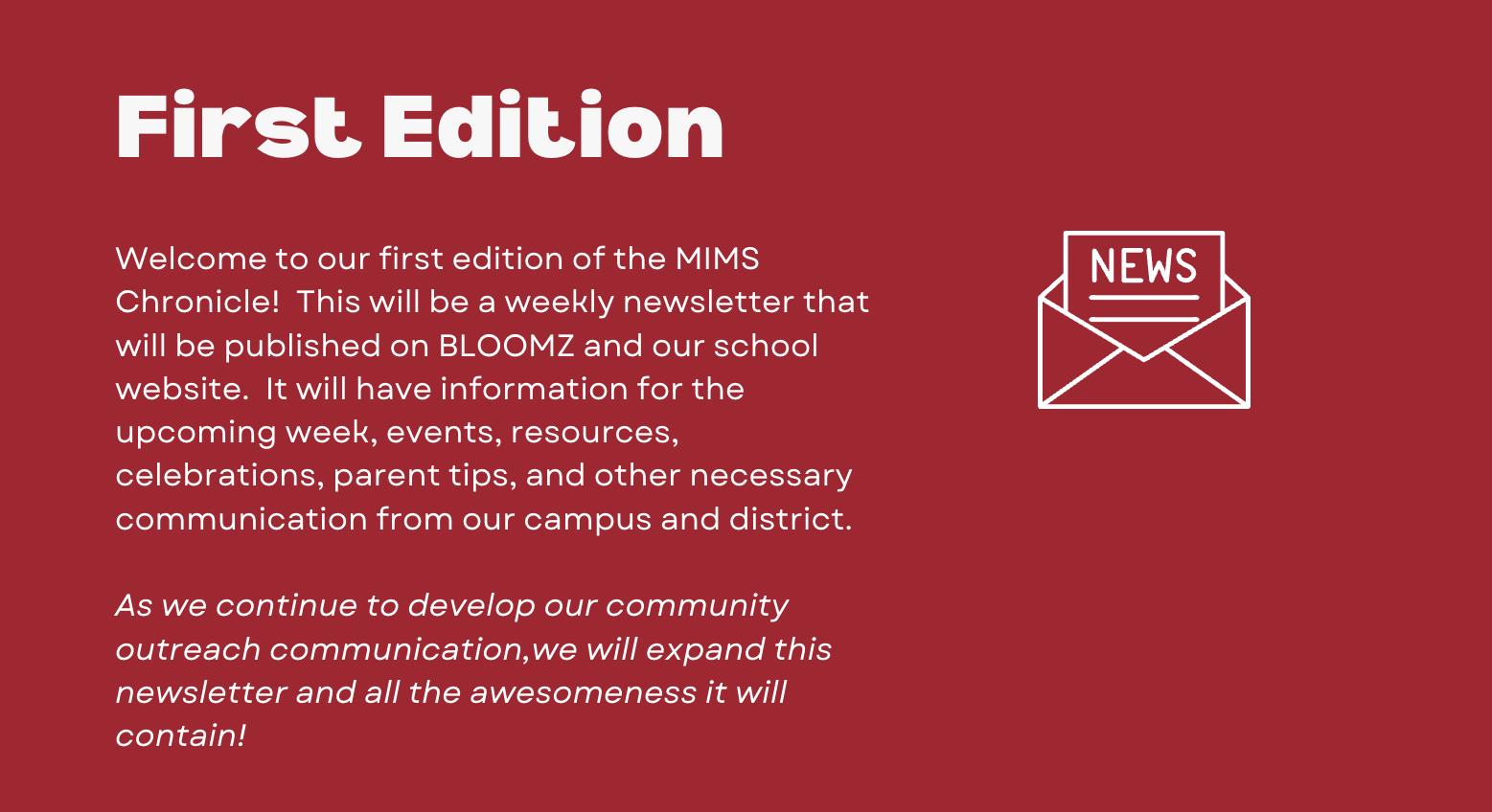  MIMS Chronicle Archives