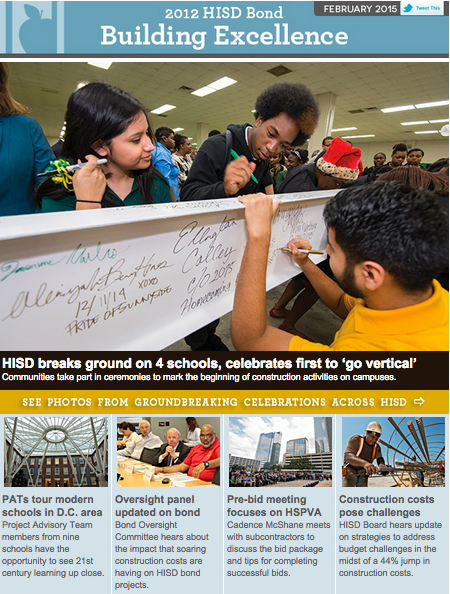 Bond Newsletter - Feb 2015 