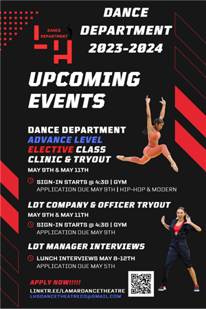 Dance Clinics and Try-Outs