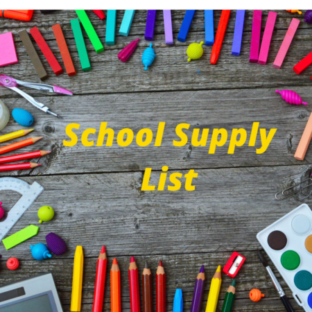  Generic School Supply Lists 2022-2023