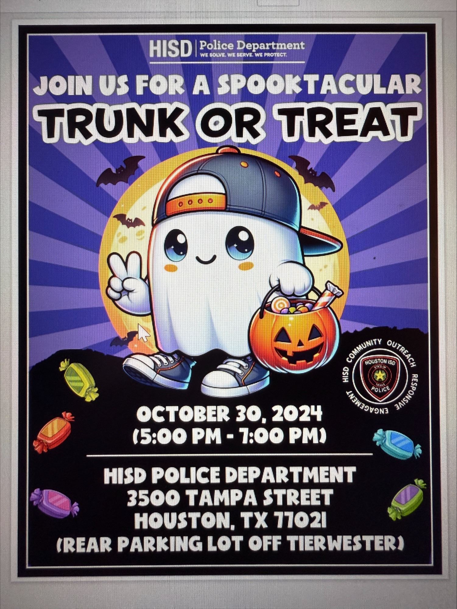  HISD Police Department Holloween