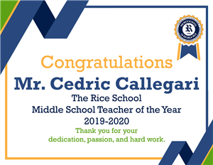 Teacher of the Year 