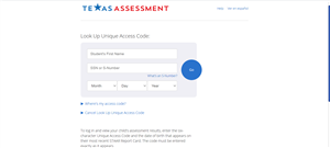 Unique Access Code
