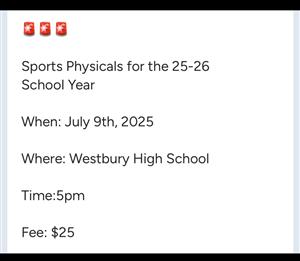 2025-26 Physicals
