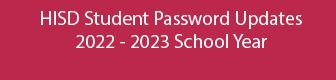  Student Password Update
