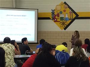 Presenting at the PowerUP Parent Night Event 