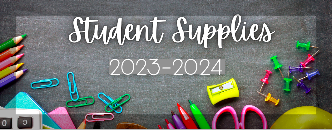 Student Supply List - Carrillo Elementary School