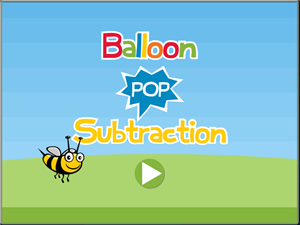 Balloon Pop Subtraction
