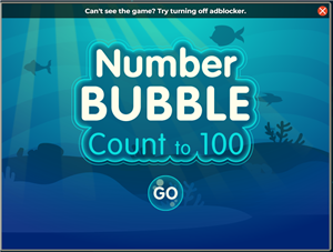 Number Bubble Count to 100