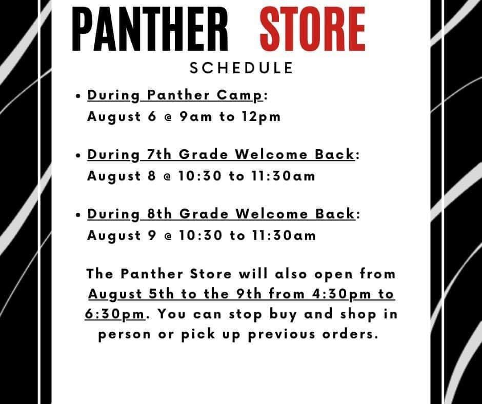 Panther Store Information