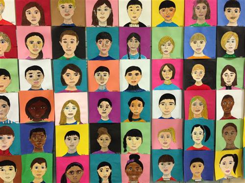 Student Self Portraits 