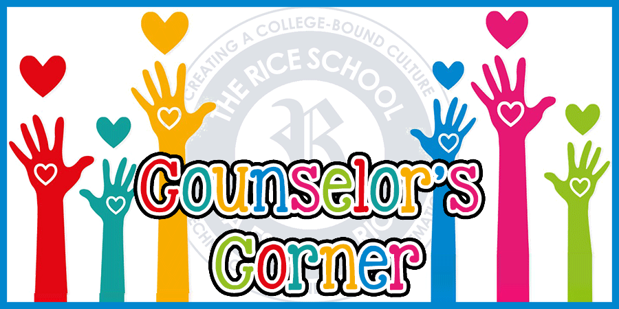 Counselor's Corner Counselor's Corner