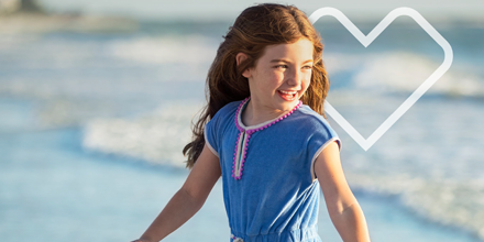  child in the beach