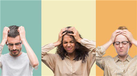  stressed people