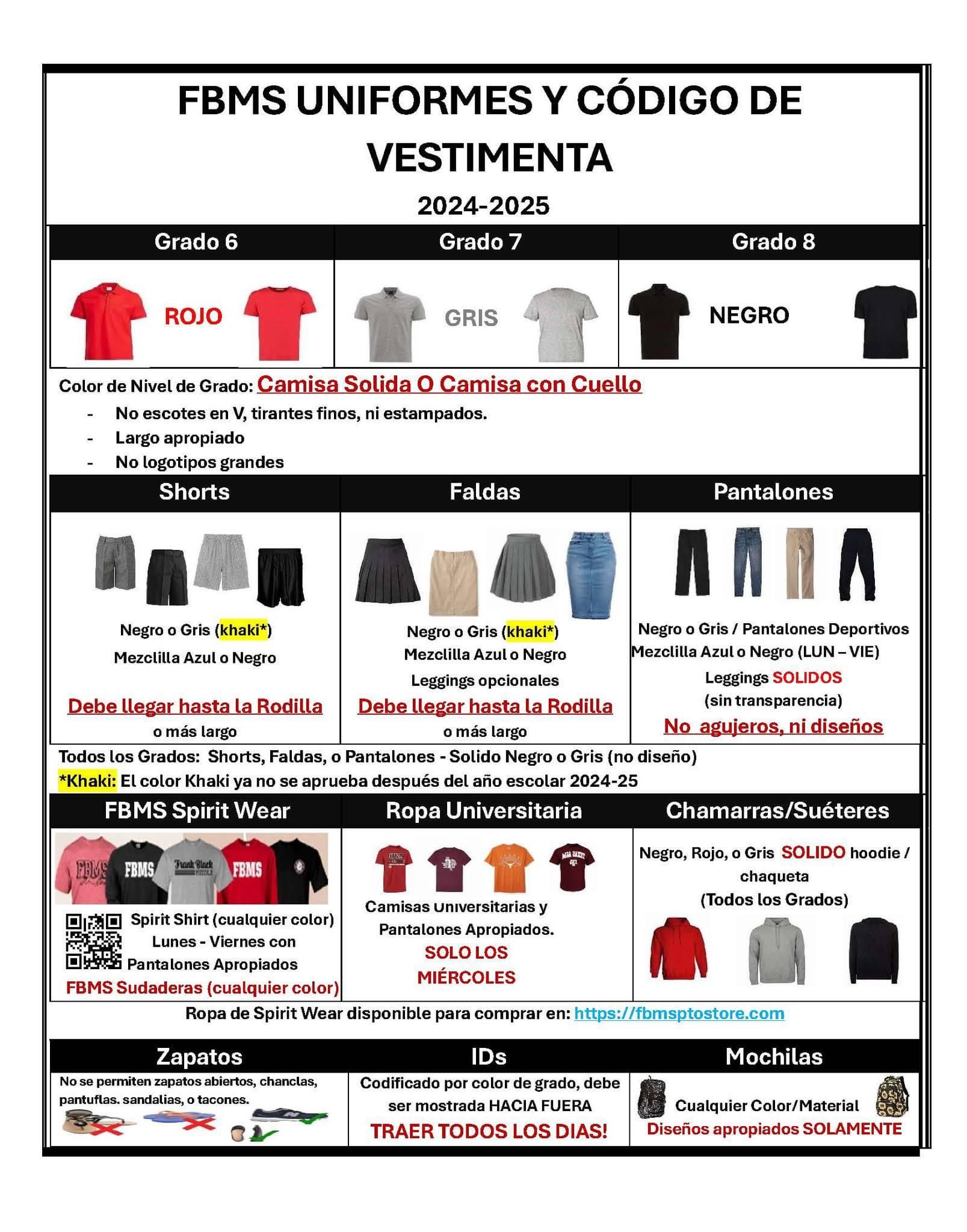 Uniforme y Código de Vestimenta