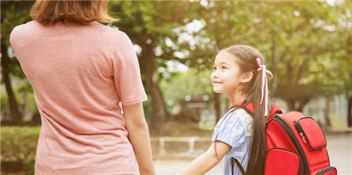 back to school mom daughter