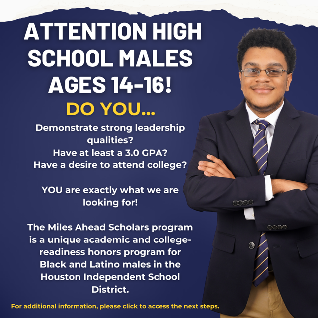 Miles Ahead Scholars Application