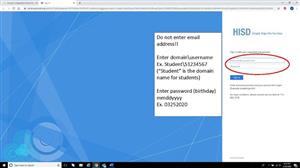 Student Log-In Info 