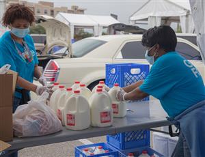 Nutrition Services food distribution 