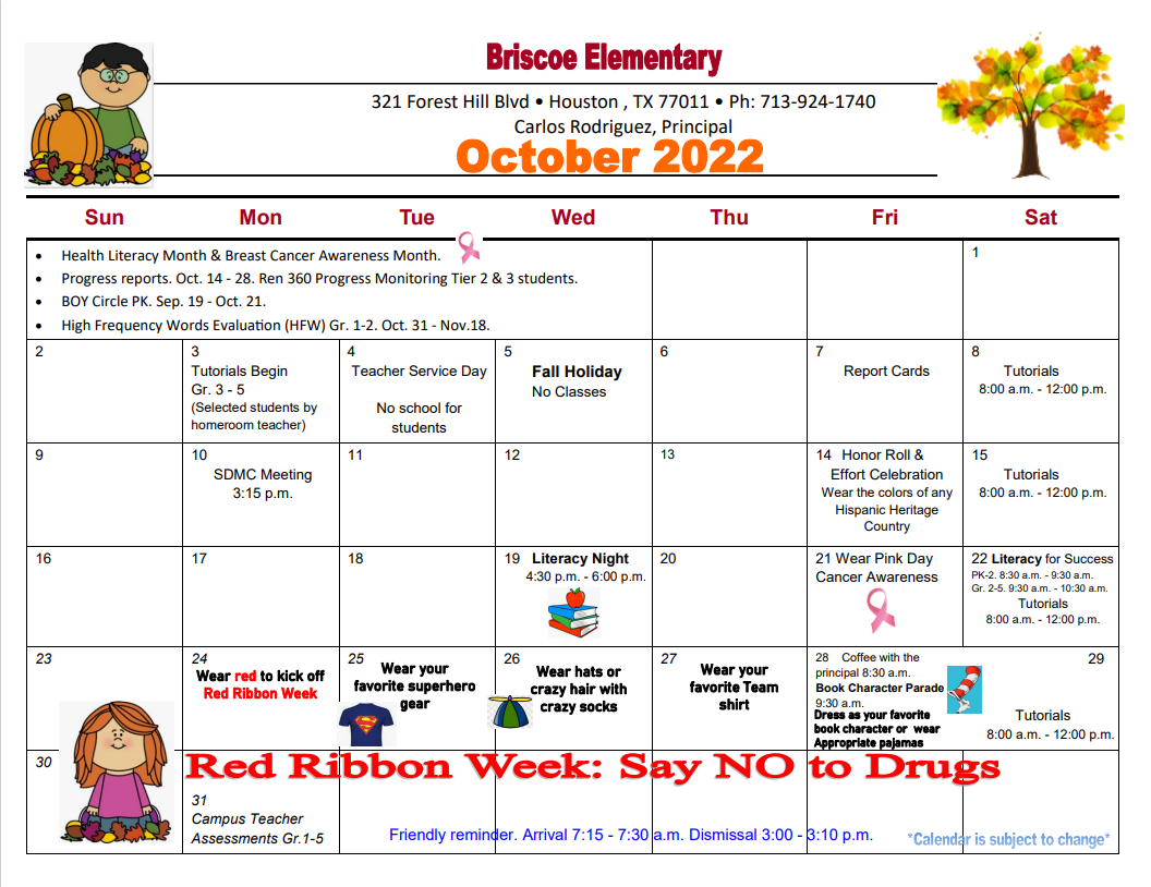 School Calendar / School Calendar