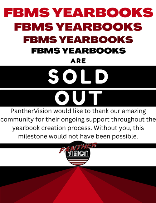 FBMS yearbooks Sold Out