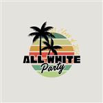 All White Party Logo