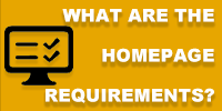  Homepage Requirements