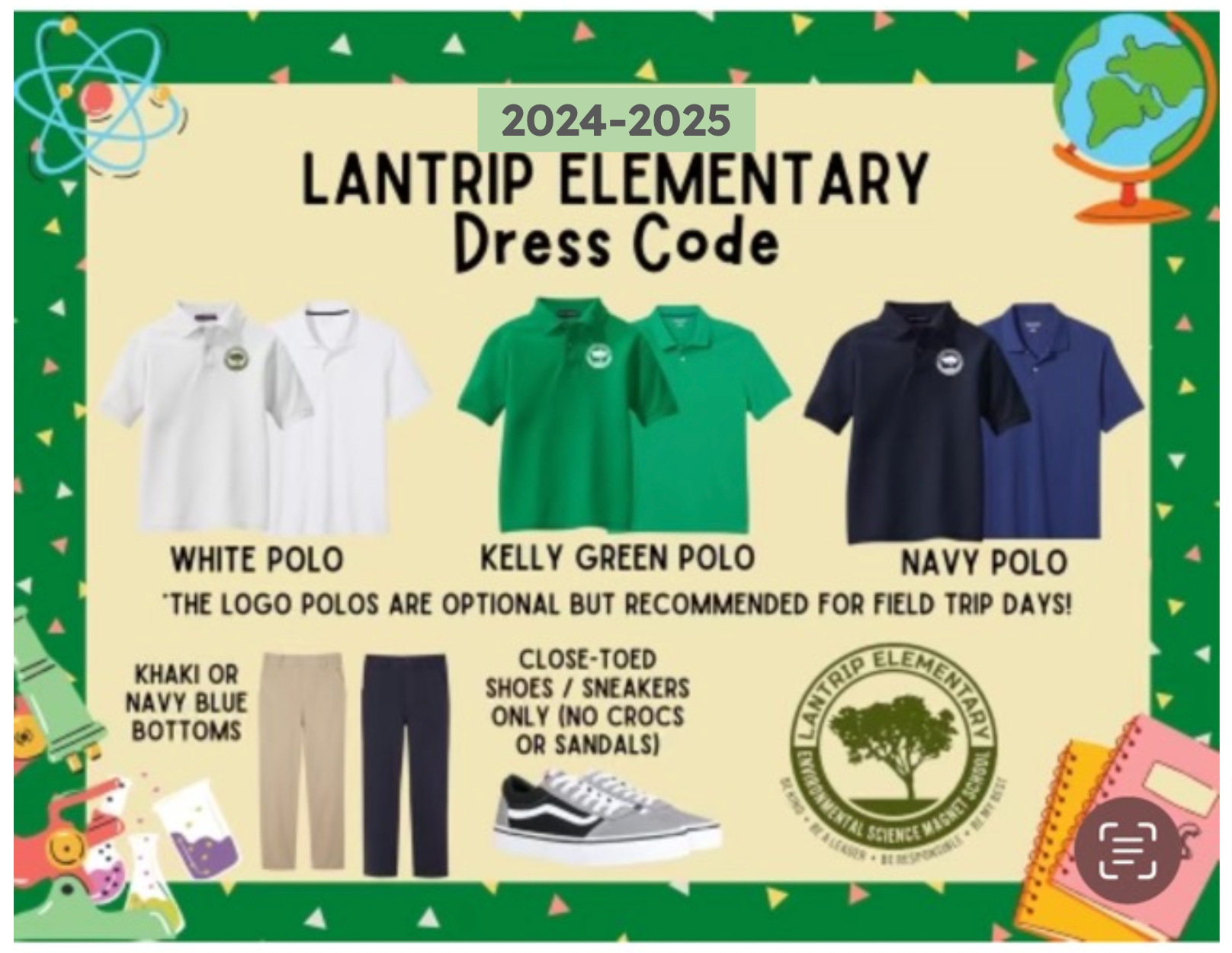 2024-2025 Lantrip Dress Code
