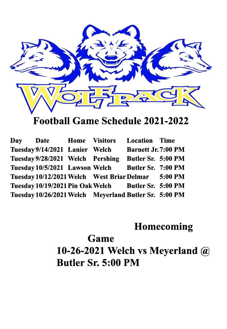 Football Schedule