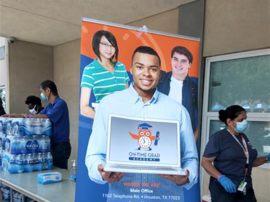 OTG Staff providing resources to the community