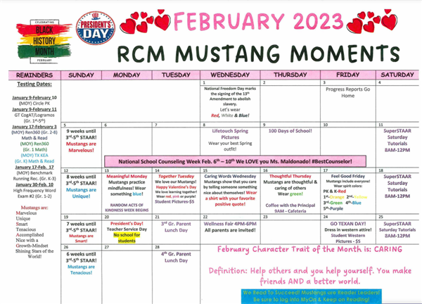 February Calendar