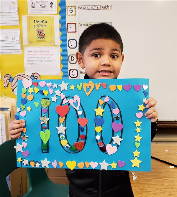 100 day poster board projects